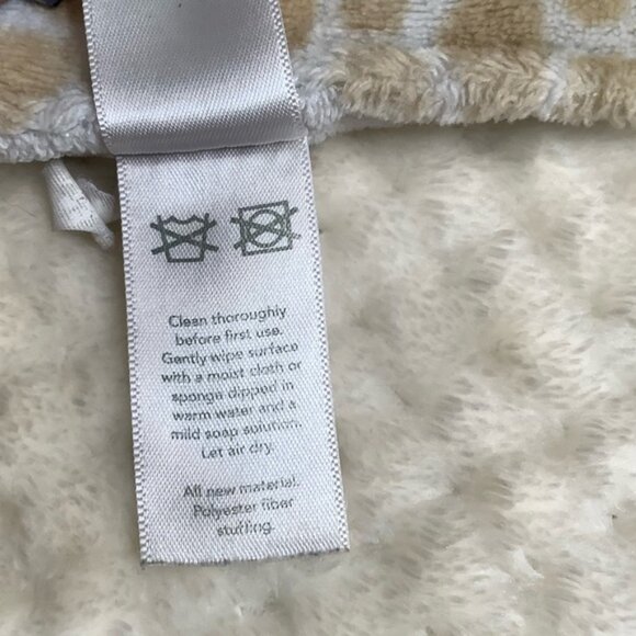 Carters Giraffe Lovey Security Blanket With Pacifier Holder - Picture 9 of 10